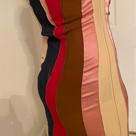 Catherine Malandrino Striped Cocktail Dress - Picture 5 of 7